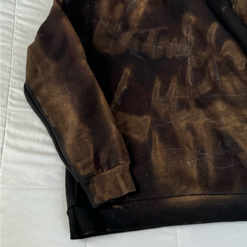 Vintage Black Bleached Crewneck Sweater - Picture 9 of 11